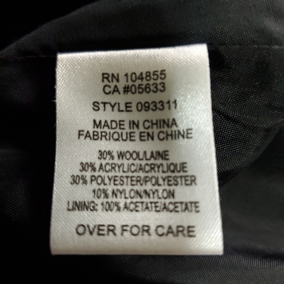 Loft Brown Scalloped Tweed Wool Blend Skirt Size 8 - Picture 9 of 10